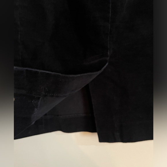 J.Crew Pencil Skirt Women's Size 6 Black 98% Cotton Stretch Ribbed - Picture 4 of 10